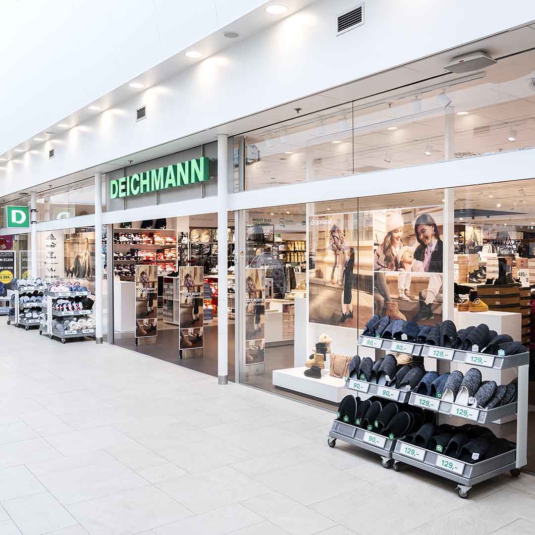 Hylde med et udvalg af hverdagssko